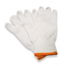 Bleached White Cotton Gloves (pack of 10)