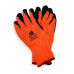Orange Cotton gloves with Black Latex (pack of 10)