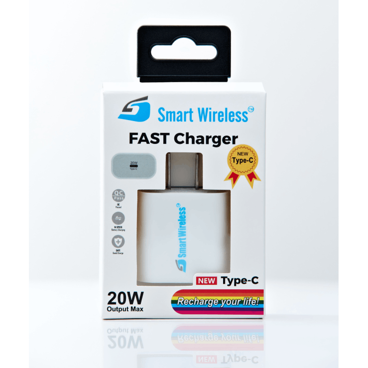 A package of smart wireless fast charger