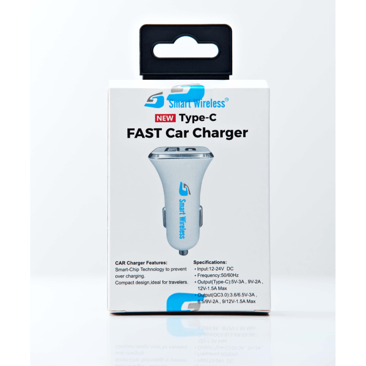 A package of the type-c fast car charger.