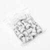 White car chargers in plastic bag.